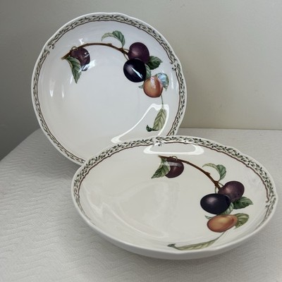 Noritake Royal Orchard 7 5/8'' Coupe Soup Bowls Primachina #9416 ~ Set of 2