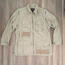 VTG Ralph Lauren Vest jacket M Safari Outdoor fishing chore Twill convertible