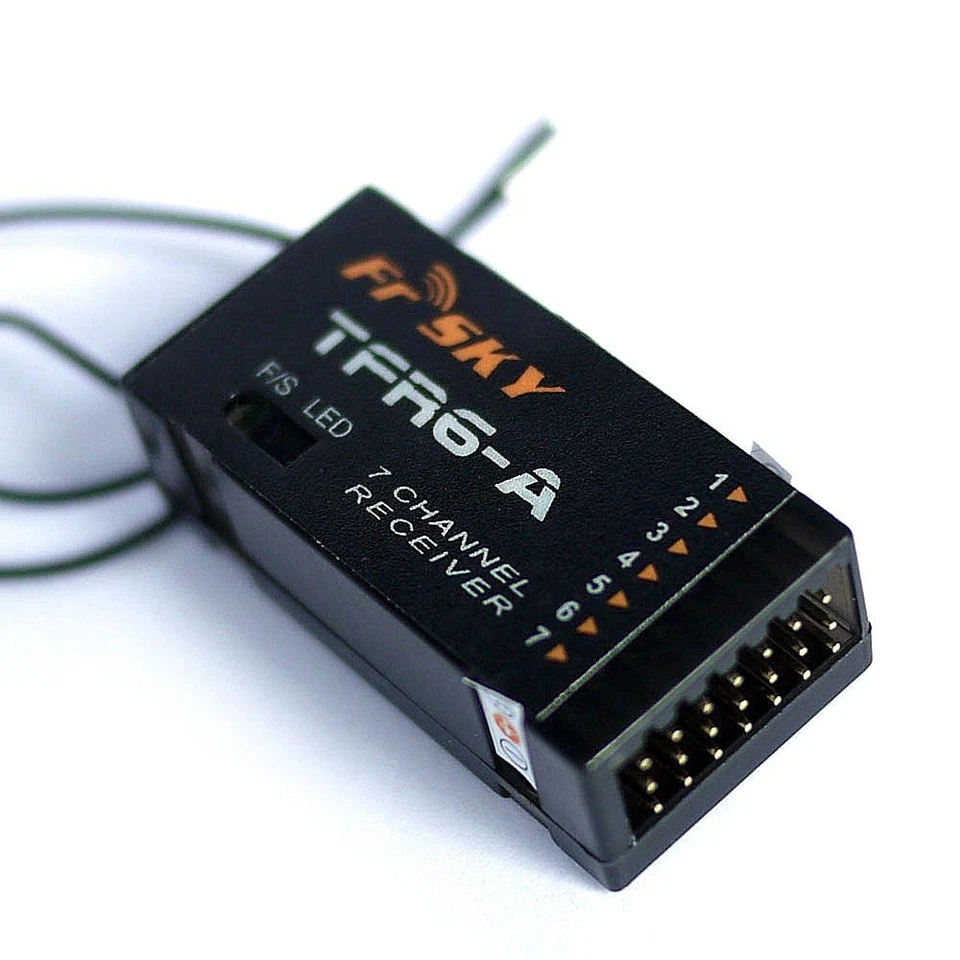 FrSky TFR6A 7CH Receiver Compatible with Futaba FASST 2.4G Air System 6EX TM-7 - Image 3 of 4