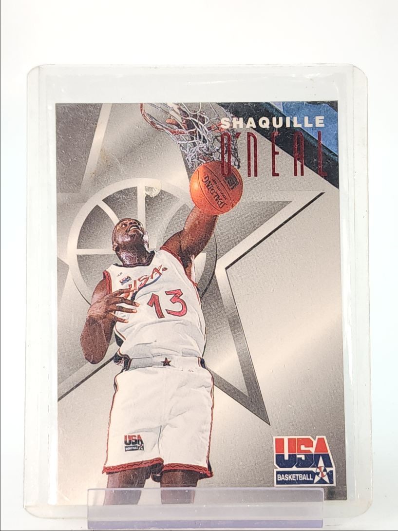 1996 SkyBox Texaco USA #7 Shaquille O'Neal — front