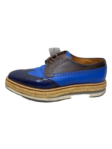 Chaussures habillées PRADA UK8.5 bleu marine 2EG015 occasion
