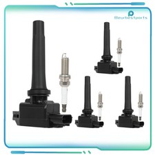 4* Ignition Coils & 4* Spark Plugs For Mazda CX-9 2.5L Mazda CX-3 2.0L 2016-2019