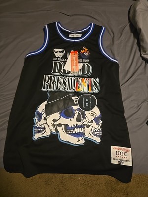 Dead Presidents Movie Headgear Classics Basketball Jersey Size Large, Nwt