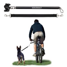 Dog Bike Leash Retractable Bicycle Dog Leash Hand Free Bike Leash Shock Absorber