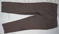 BOTANY 500 MENS 40x32 BROWN RELAXED PLEATED DRESS SLACK VINTAGE USA DACRON WOOL