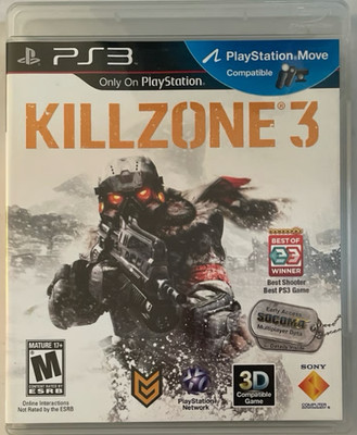 Killzone 3 Playstation 3 PS3 Video Game Rated M 3421