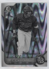 2022 Bowman Draft Chrome Black & White RayWave Refractor Willy Vasquez 10sm