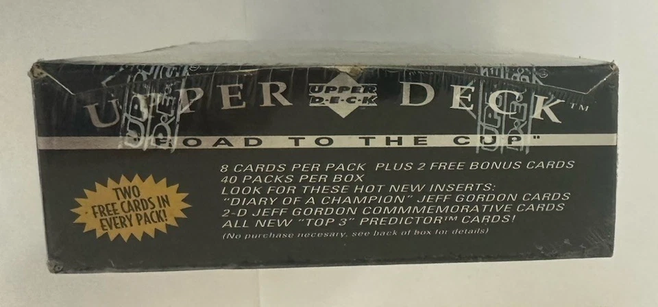 1996 Upper Deck Road to The Cup Factory Sealed NASCAR Racing Box 40 Pack - Image 3 of 3
