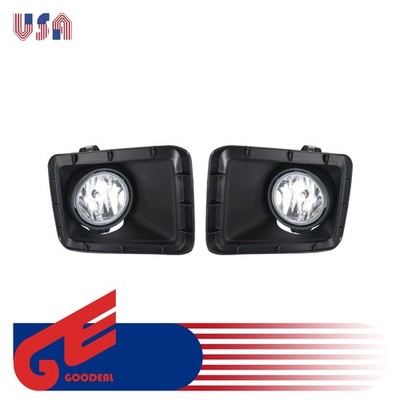 1 Pair Front Left & Right Fog Light Bezel for 15 16 17 18 Silverado 2500HD 3500