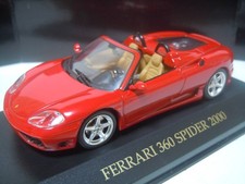 S 1/43 Ixo Ferrari 360 Spider '2000 Red Out Of Print Rare