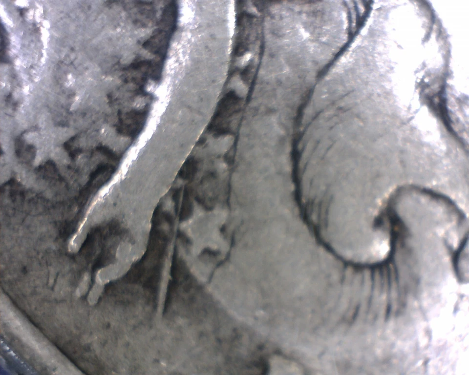 1923 S Walking Liberty Half PCGS Certified VF25 Error Extra Metal Between I & B - Image 2 of 4