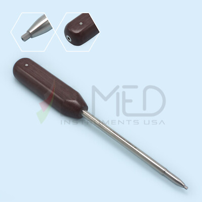 B Med Hex Head Driver 2.5mm Cannulated Stainless Steel Fiber Handle