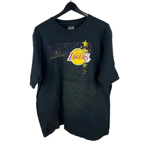 Mens Y2K Zipway Los Angeles Lakers NBA Sport Shirt Size 2XL
