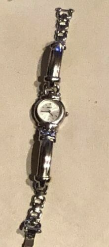 Xanadu Silver Tone Watch Chain Maiel Bracelet Vintage Xanadu Glitz Dial Women main image 2