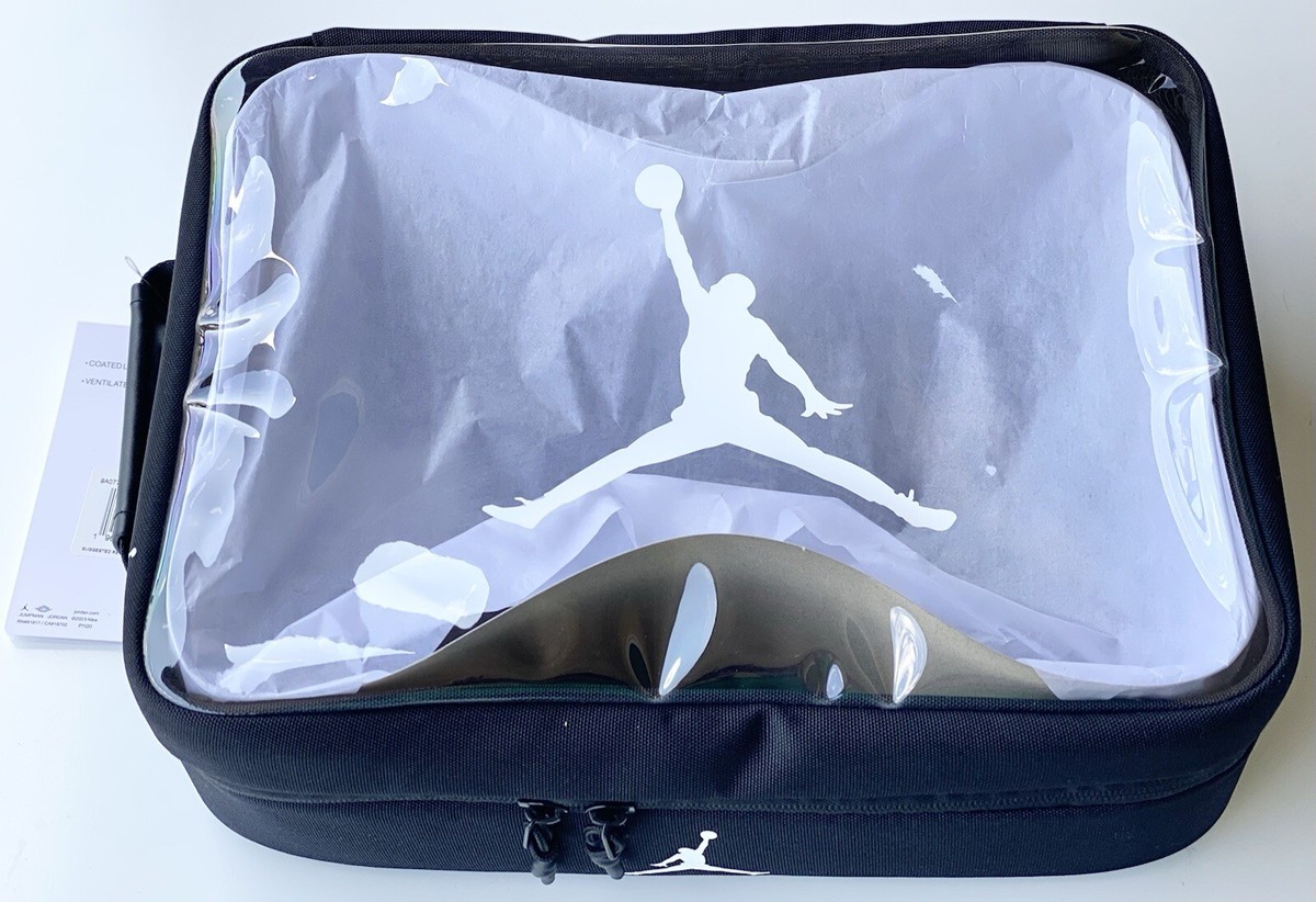 ナイキ&ジョージア非売品バック Nike Jordan Shoe Bag Travel Case Large Box Jumpman Black