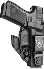 IWB Kydex con funda de garra para Glock 19/19X/26/44/45 Gen3-5&Glock 23/32 Gen3-4 diestro