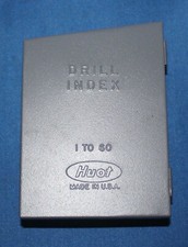 Drill Index for Wire Gauge Drills N.. 1 through 60 made by Huot