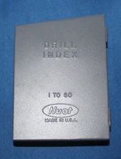 Drill Index for Wire Gauge Drills N.. 1 through 60 made by Huot
