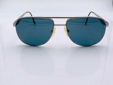 Vintage Lamy Houston Silver Metal Pilot Sunglasses FRAMES ONLY