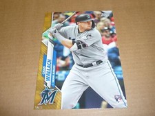2020 Topps T2 ROOKIES JUMBO GOLD 5 X 7 02/10 CHAD WALLACH MARLINS