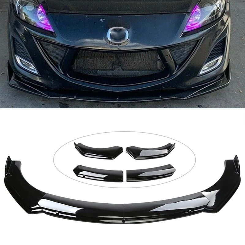 Front Bumper Lip Spoiler Splitter Accessories Glossy Black For Mazda CX-7 CX-9 Foto 2 de 4