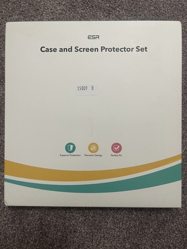 Iphone12/ 12 pro ESR Hybrid Case And 2 Screen Protectors Combo Pack.