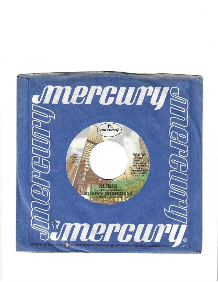 JOHNNY RODRIGUEZ – Rest Your Love On Me - 7-inch Single  - Image 2 of 2