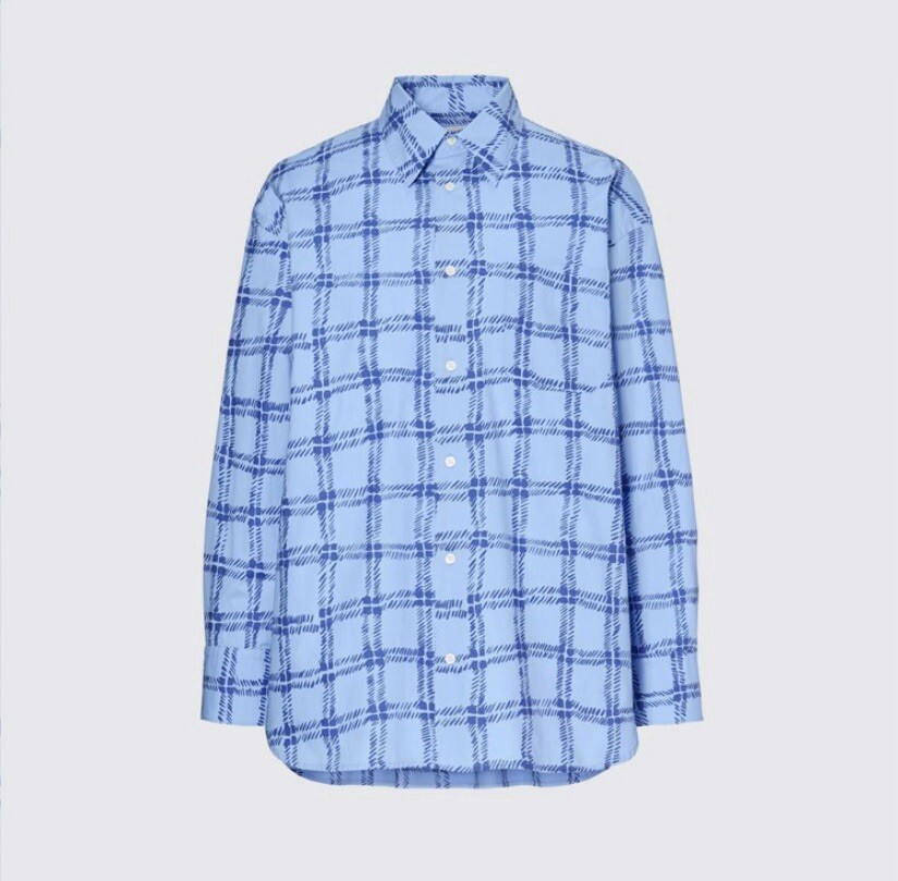 Uniqlo Marni Men Women Oversized Long Sleeve Printed Shirt