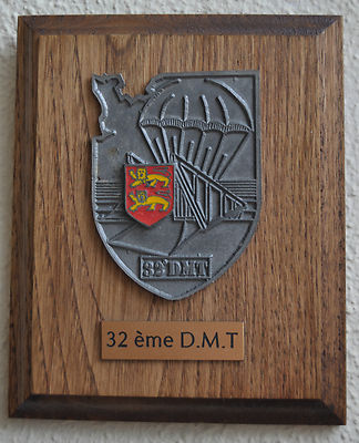32e Division Militaire Territoriale Plaque Tape de Bouche Caen Normandie