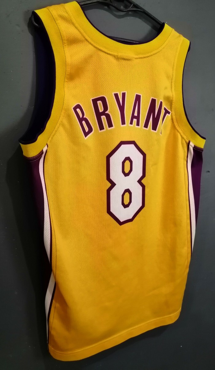 CHAMPION NBA LOS ANGELES LAKERS KOBE BRYANT #8 BASKETBALL SHIRT