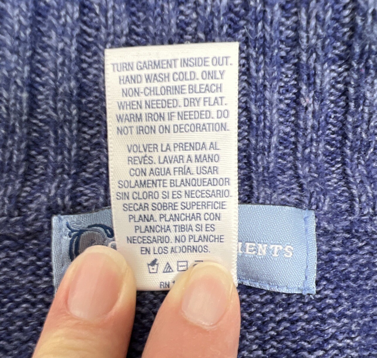 Classic Elements Blue Winter Sweater Snowflakes &… - image 9