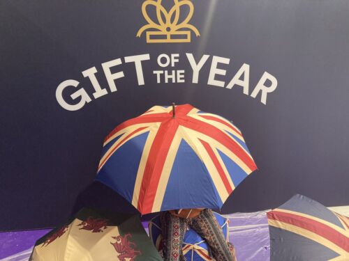 Union Jack Umbrella | Marine | Bronze Automatic Opening Double Lined - Picture 7 of 10
