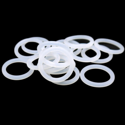 Silicone O-Ring Food Grade Seal Washer White Rubber O Ring OD 5mm - 85mm