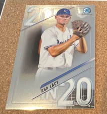2020 Bowman Chrome Draft 20 in 20 Asa Lacy #20IN20-AL Kansas City Royals Card