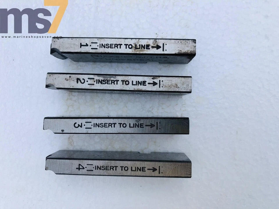 RIDGID 1/4"-3/8" NPT HIGH SPEED SS UNV UNIVERSAL PIPE DIES/ CHASER SET #3 - Image 4 of 4