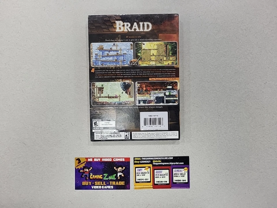 Brand new and Sealed Braid (PC, 2008) - Image 2 of 4