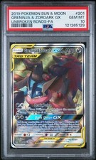 Pokemon Greninja & Zoroark GX Unbroken Bonds Full Alt Art #201 PSA 10 Gem Mint on eBay
