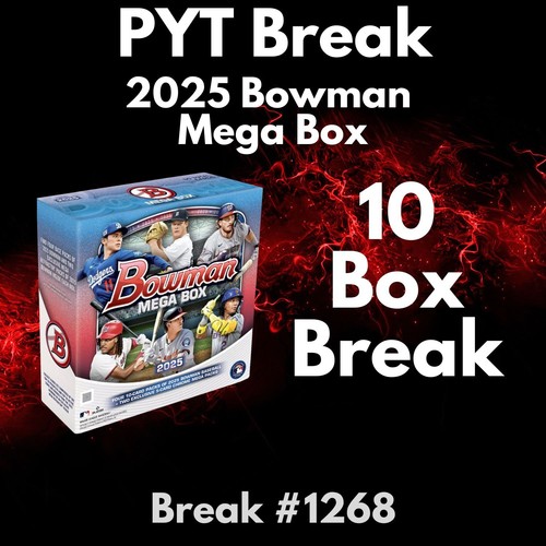 Milwaukee Brewers - - 2025 Bowman Mega 10 Box PYT Break #1268