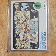 Topps 1973 Frank Robinson #175 California Angels MLB Baseball Card