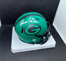AHMAN GREEN signed auto GREEN BAY PACKERS RAVE Mini Football Helmet w/ COA JSA