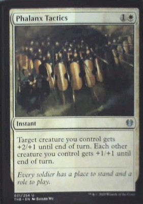Phalanx Tactics - Theros Beyond Death: #31, Magic: The Gathering Nm C284