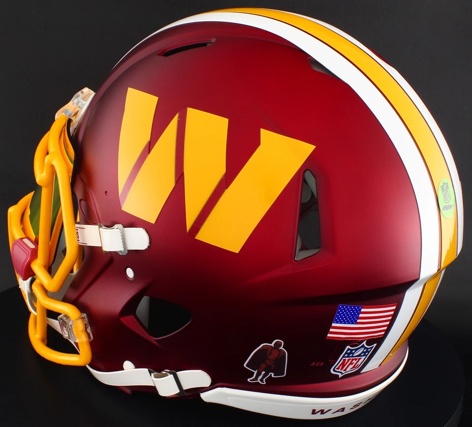 WASHINGTON COMMANDERS 2025 NFL Riddell Speed tamaño completo réplica casco de fútbol americano Foto 4 de 4