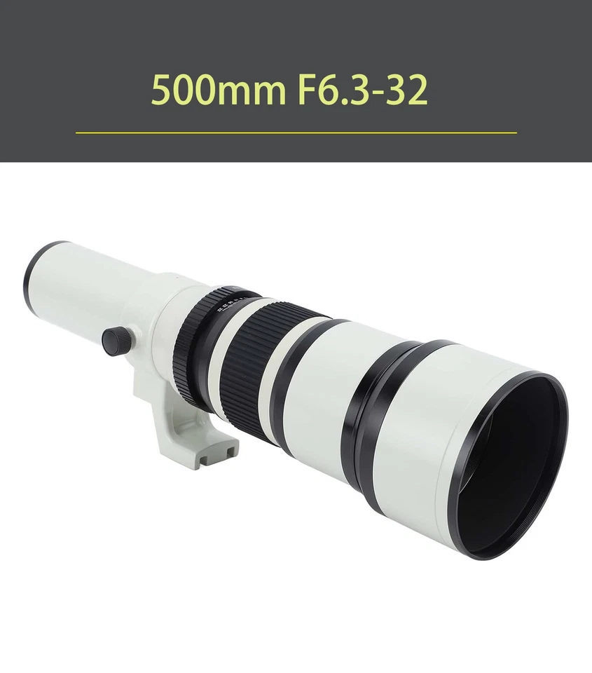 500mm F6.3 Telephoto Lens For Bird Landscape Shooting Sony Canon Nikon Fuji M43 - Image 4 of 4