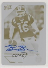 2019 CFL Achievement Printing Plate Yellow 1/1 Brandon Bridge #157 Auto i9i