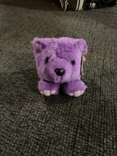 VINTAGE 1994 PUFFKINS KEYCHAIN VIOLET