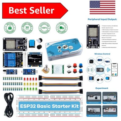 Beginner ESP-32S WiFi Development Board Kit - Comprehensive Learning Resources