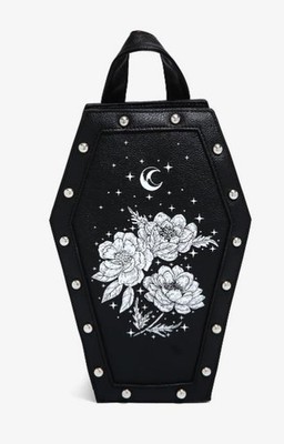 Floral Celestial Coffin Mini Backpack