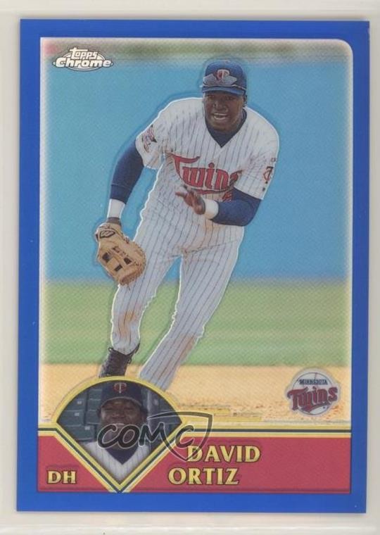 2003 Topps Chrome Refractor 7/699 David Ortiz #99 HOF 0a5