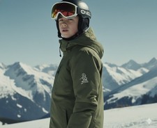 EUC O'Neill Boys Freedom Series Winter Snowboard Ski Jacket Olive Green Medium M