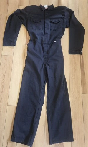 Set 5 NWOT  Westex Men's Coveralls Navy Blue Large 32 FR Jumpsuit video thumbnail